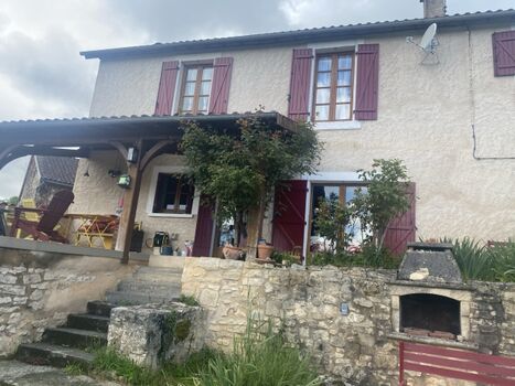 Hausansicht von der Gartenseite