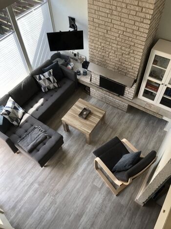 Wohnzimmer Blick von oben