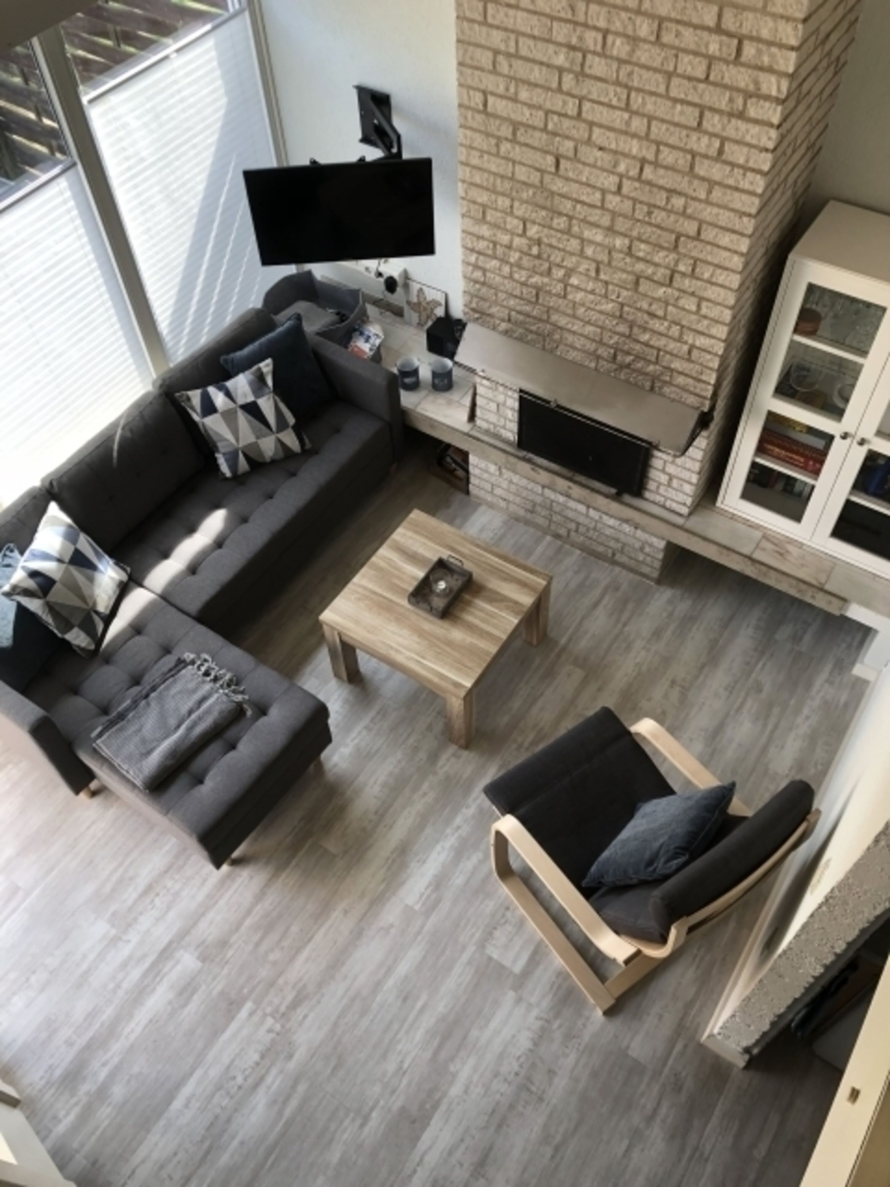 Wohnzimmer Blick von oben