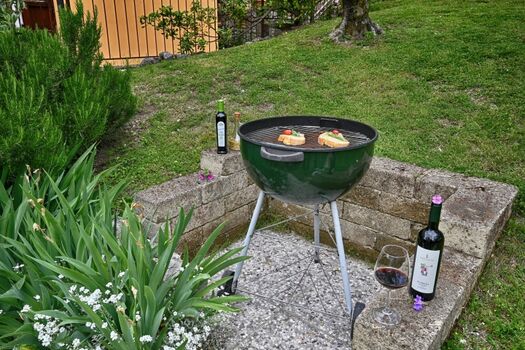 Grill im Gemeinschaftsgarten