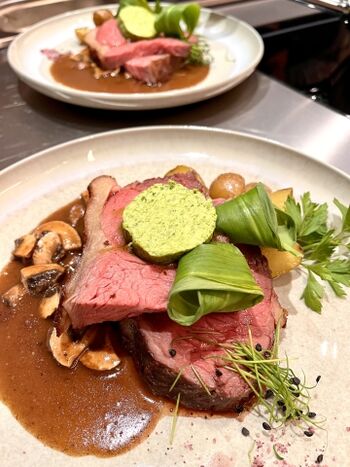 Einer von vielen Hauptgängen aus unserem Menü