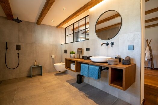 Bad en Suite im zweiten Schlafzimmer - barrierefrei!