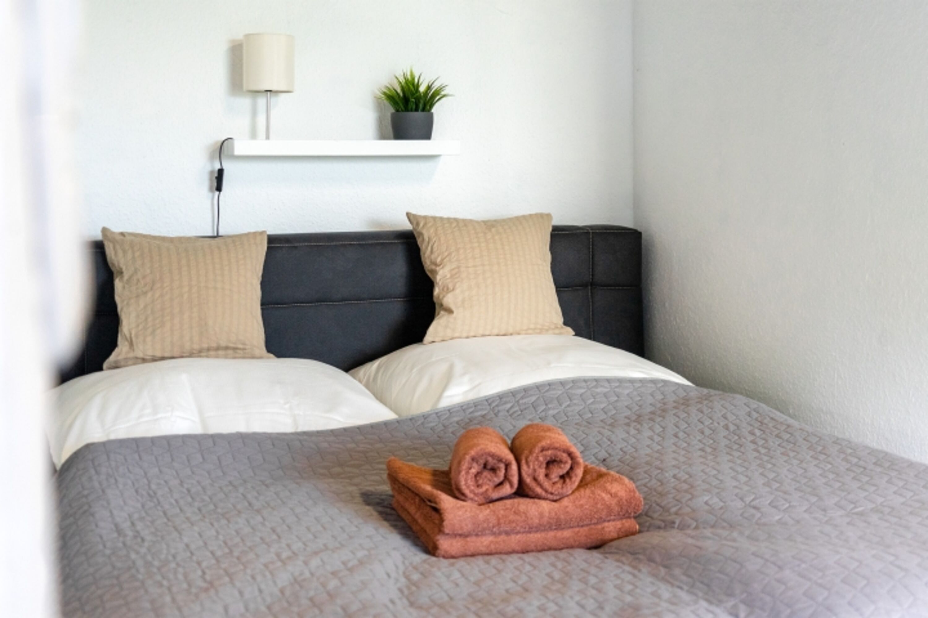 gemütliches Bett