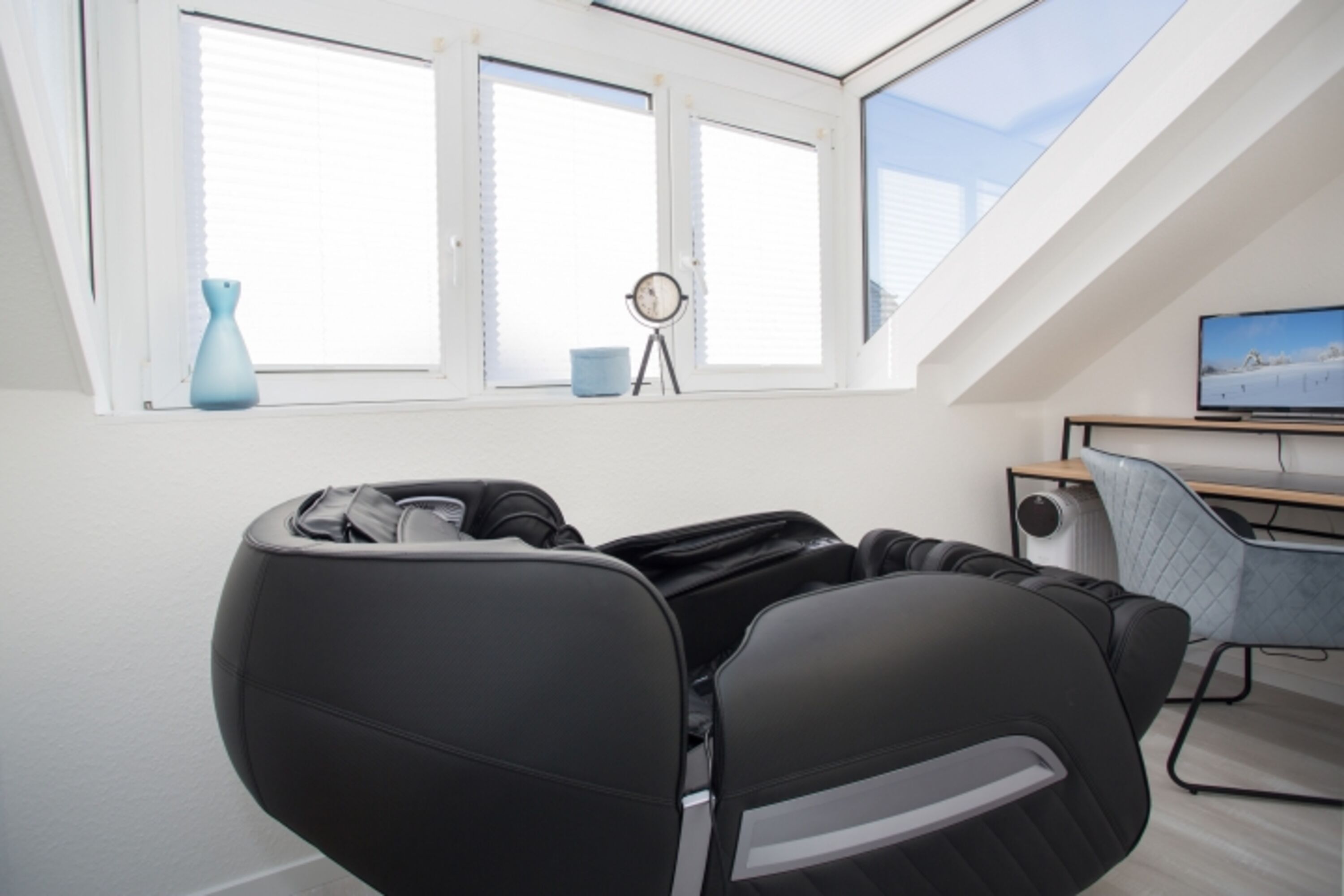 Massagesessel auf Loggia