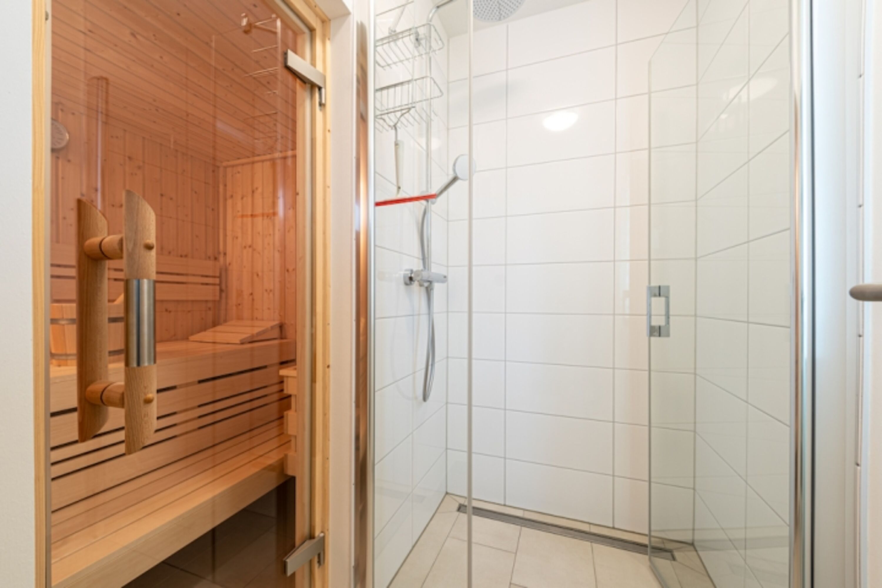 Saunabereich mit Dusche