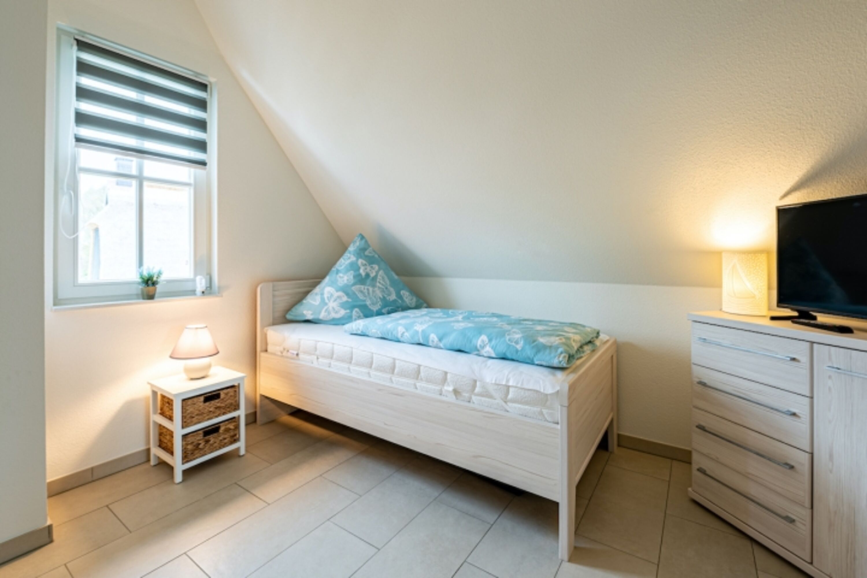 Schlafzimmer 2 mit zwei Einzelbetten