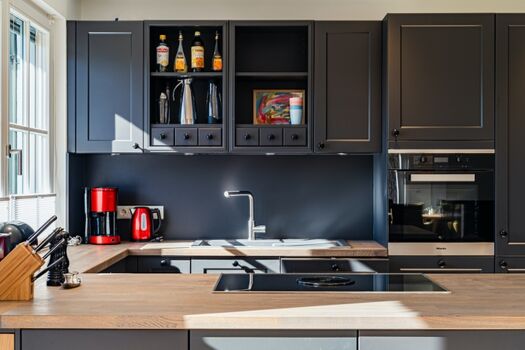 super ausgestattete Küche