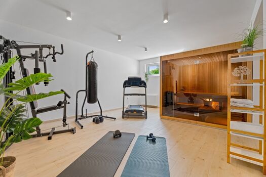 Fitnessstudio mit Sauna für mehr Spaß
