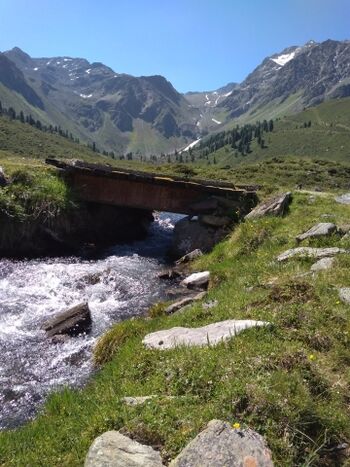 Dergroße Stadl-das Ötztal im Sommer