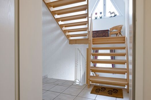 Treppenhaus des Appartementhauses