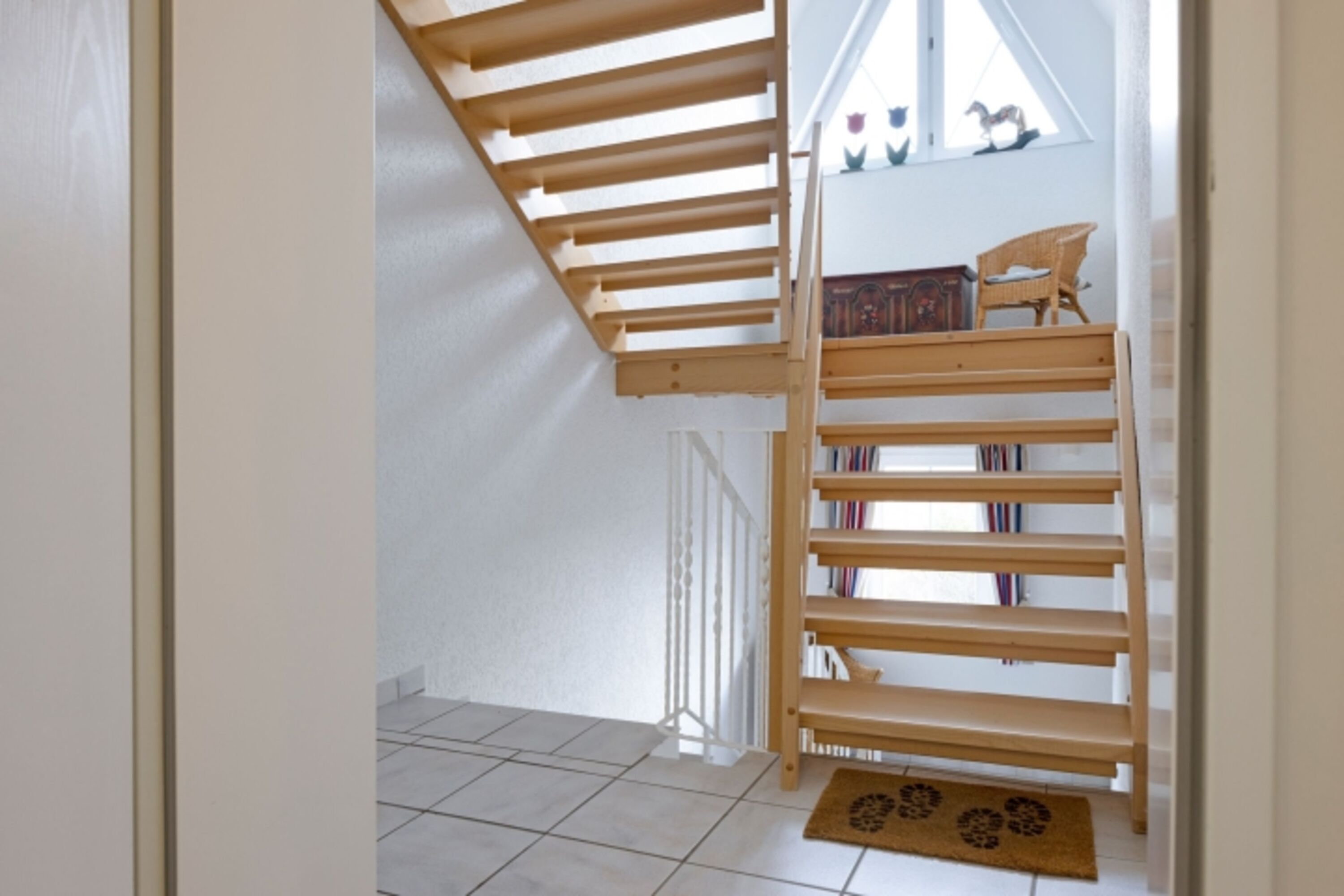 Treppenhaus des Appartementhauses