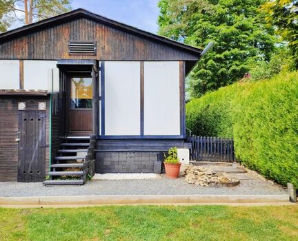 Hausansicht vom Garten aus