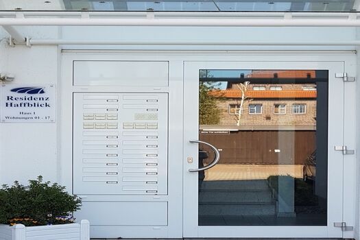 Residenz Haffblick Hauseingang