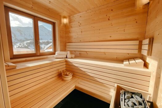 Sauna mit Ausblick