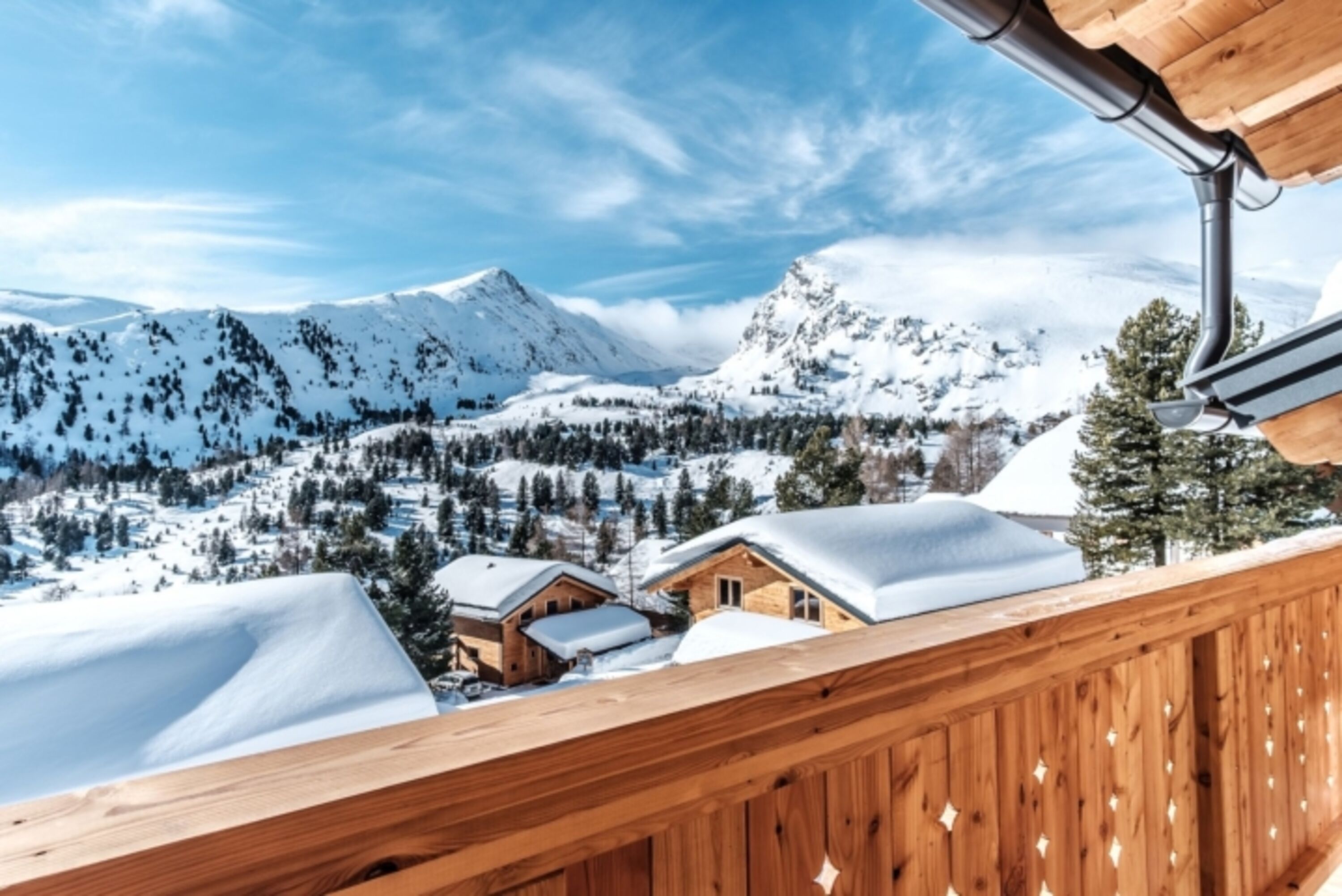 Ausblick vom Balkon