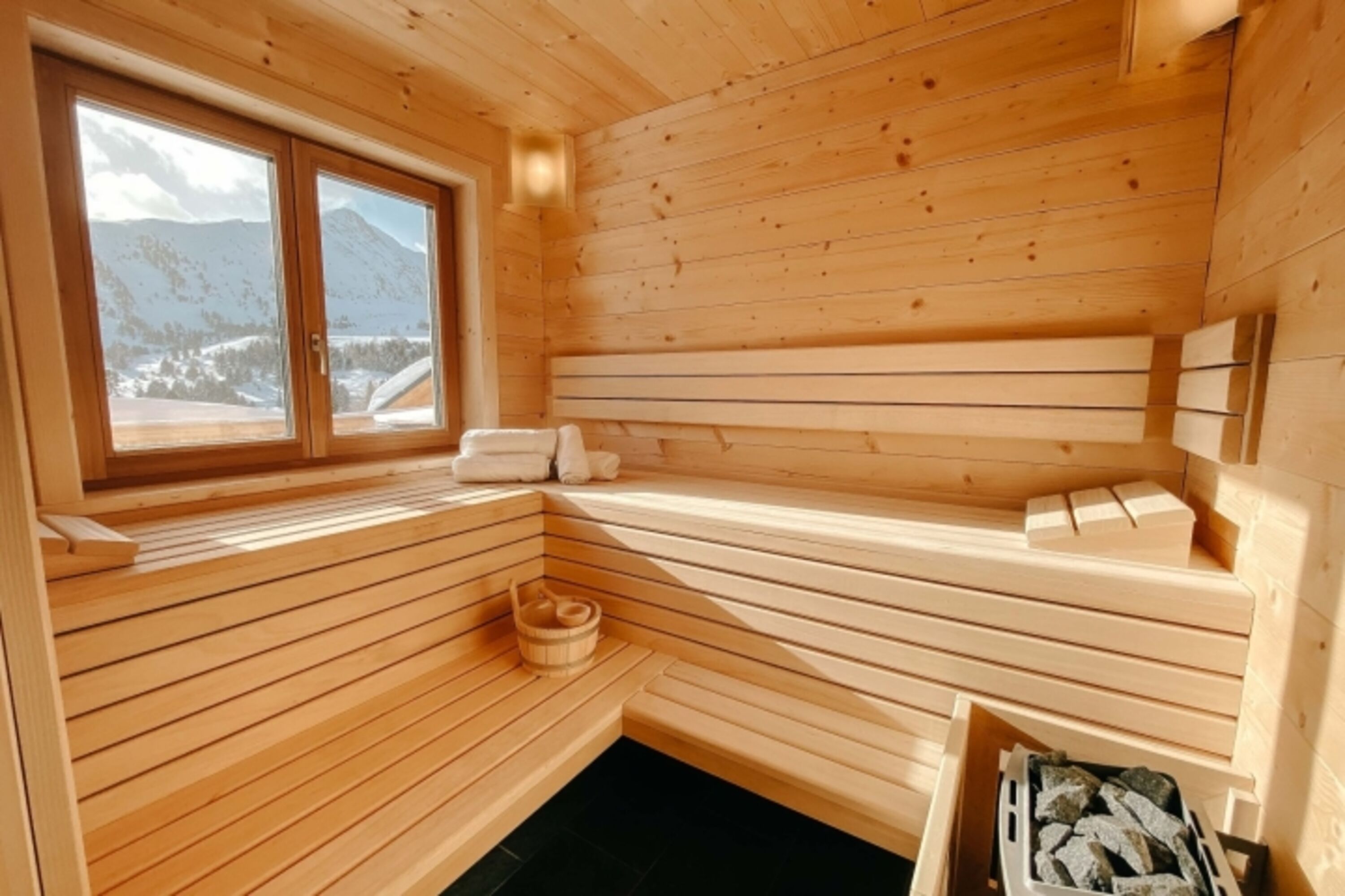 Sauna mit Ausblick