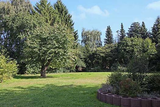 Der hintere Teil des Gartens. 