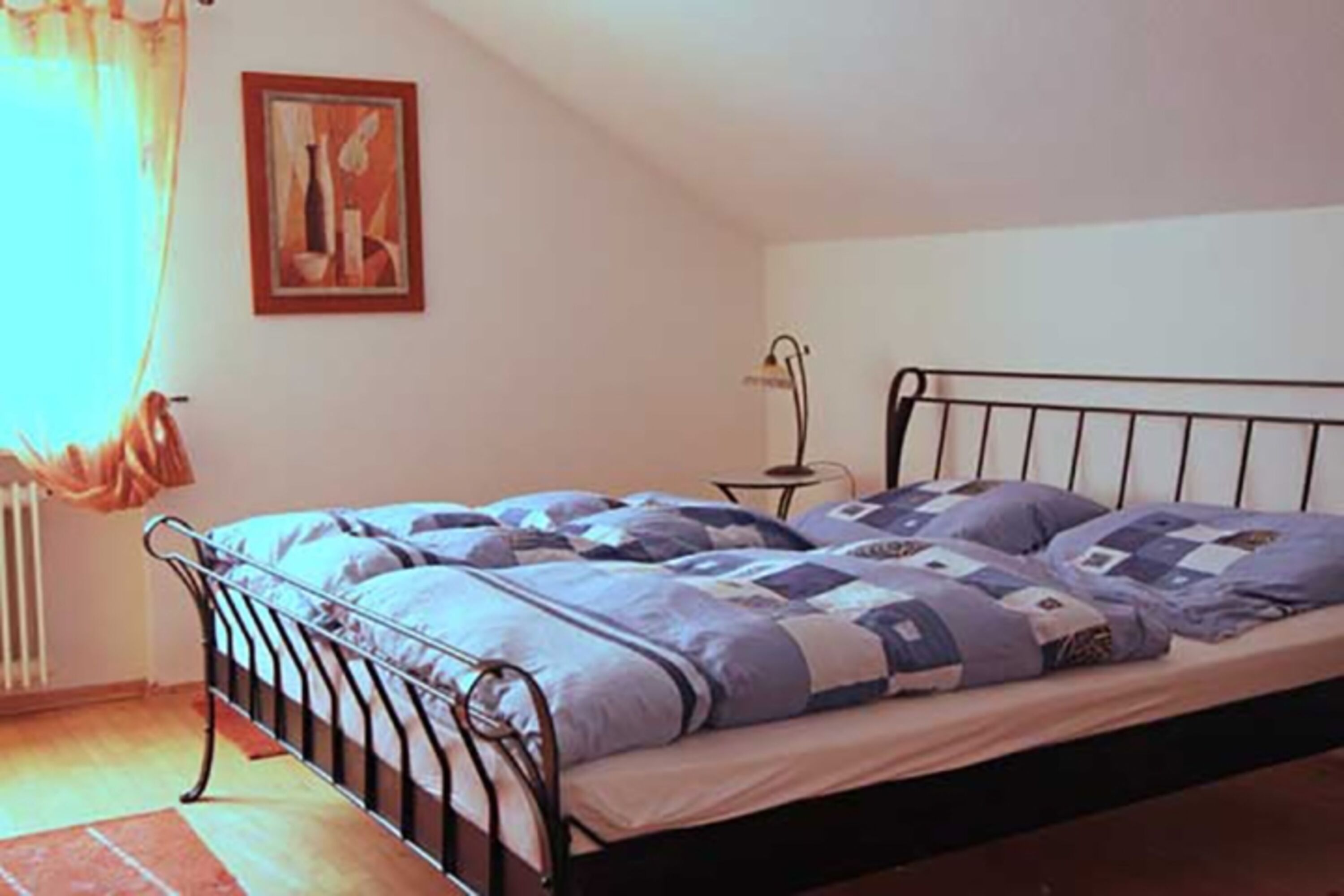 Eines der drei Schlafzimmer