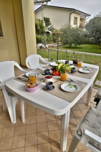 Essbereich auf der Terrasse