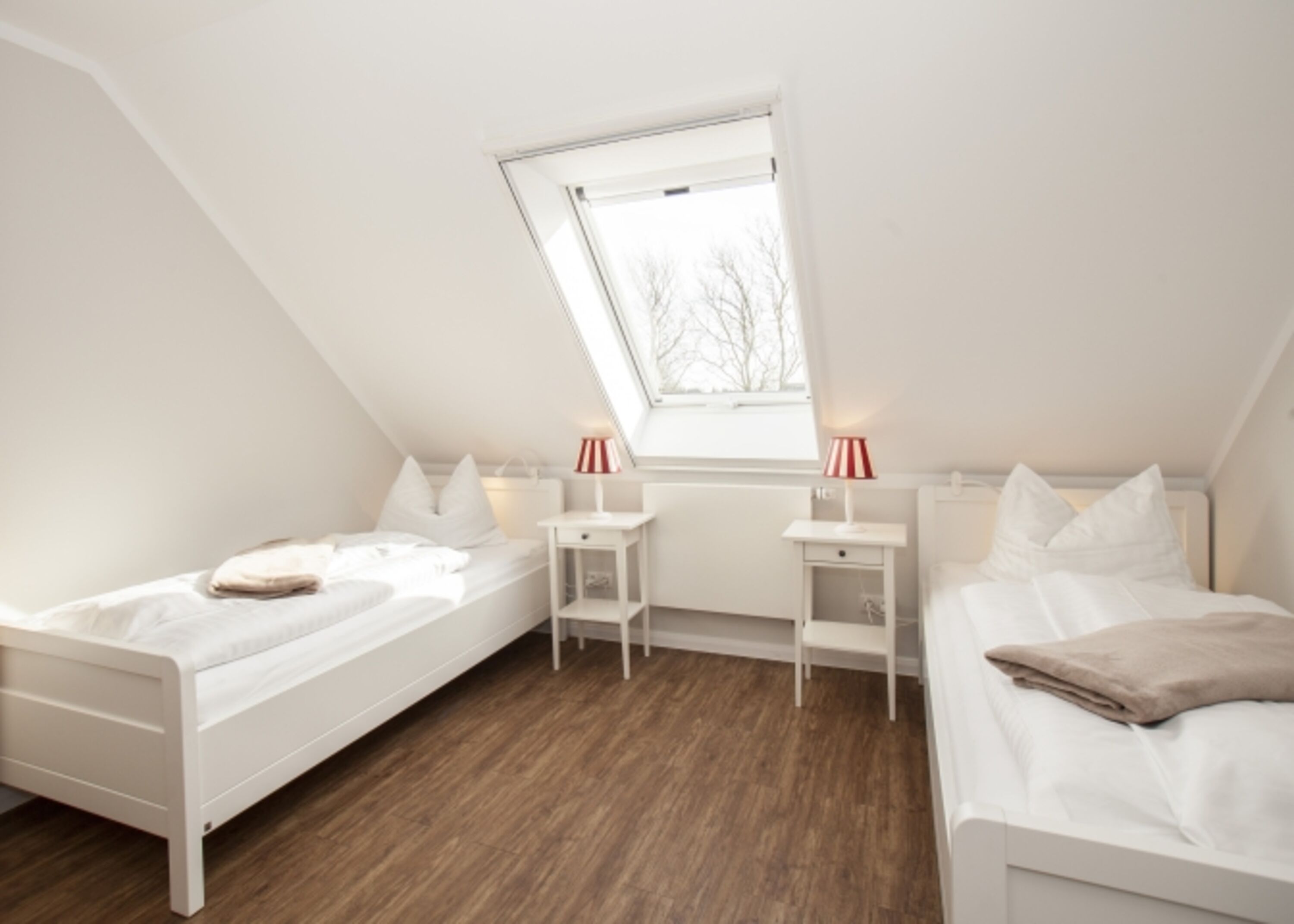 Schlafzimmer mit Einzelbetten