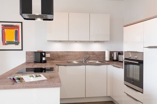 offene Hochglanzküche