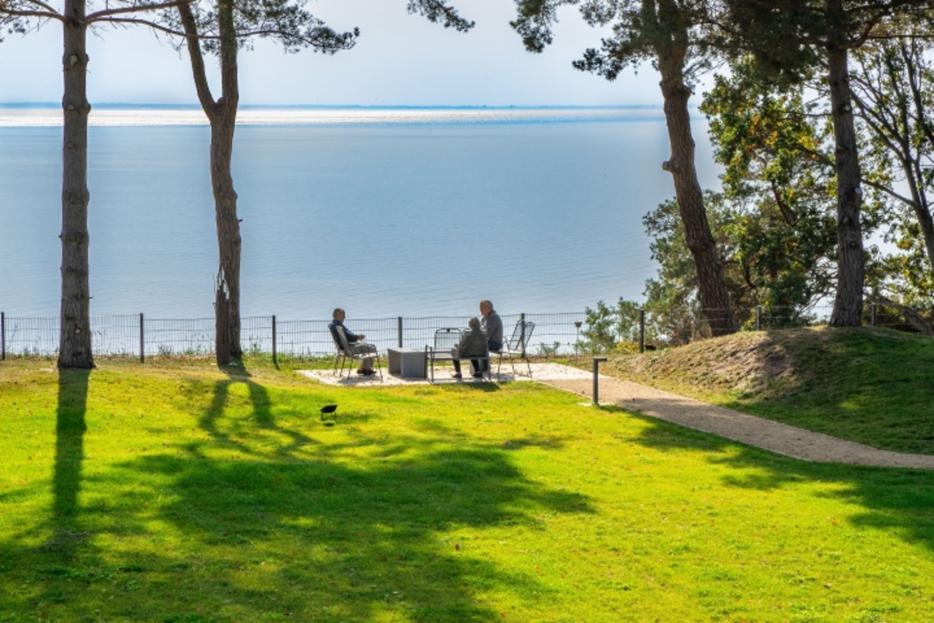 Entspannung und Ruhe finden an den Haffterrassen