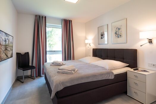 zweites Schlafzimmer mit TV