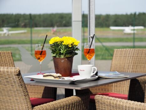 Sonnenterrasse des Restaurants