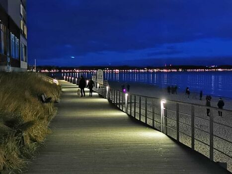 Promenade am Abend