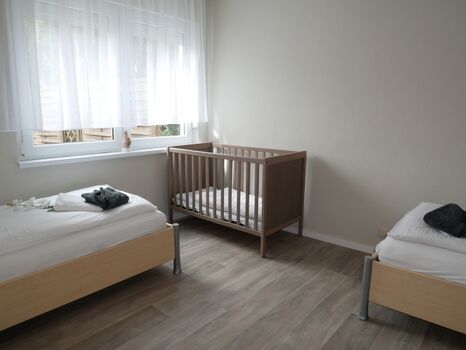 Schlafzimmer mit Einzelbetten