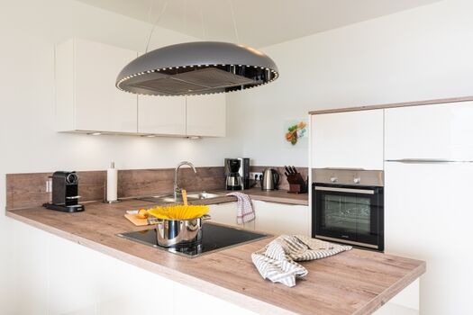 offene Hochglanzküche