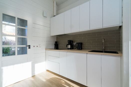 Die offene Küche mit allem Komfort