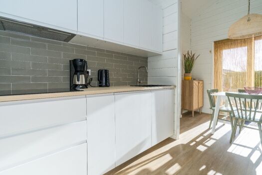 Die offene Küche mit allem Komfort