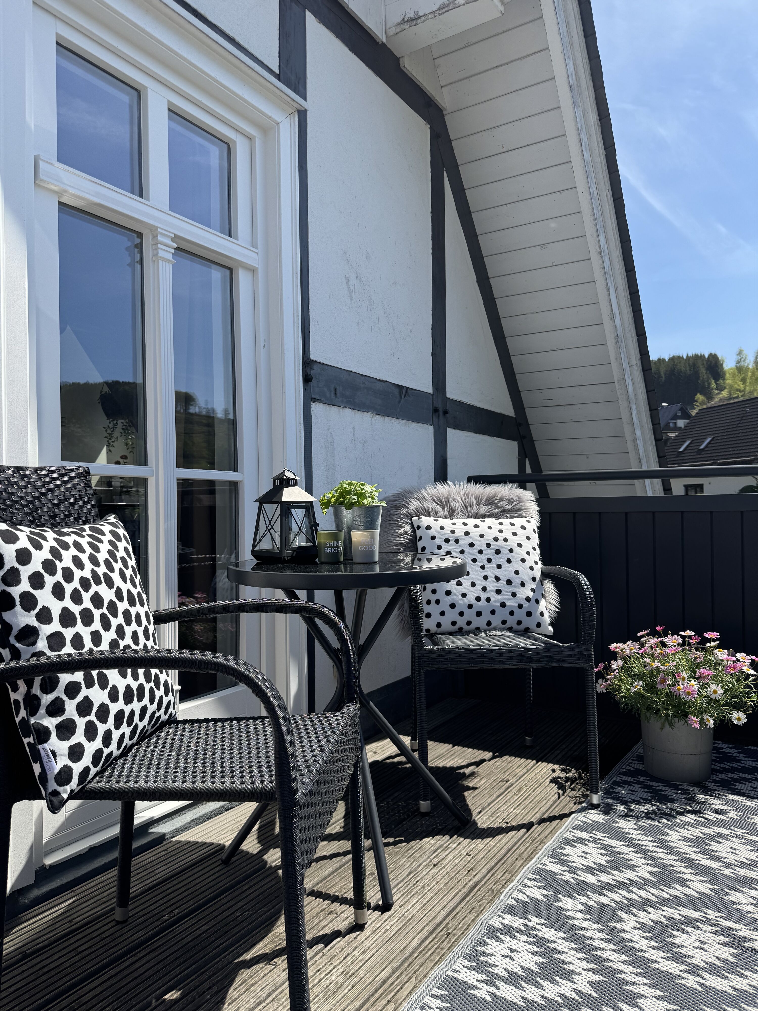 Balkon am Wohnbereich