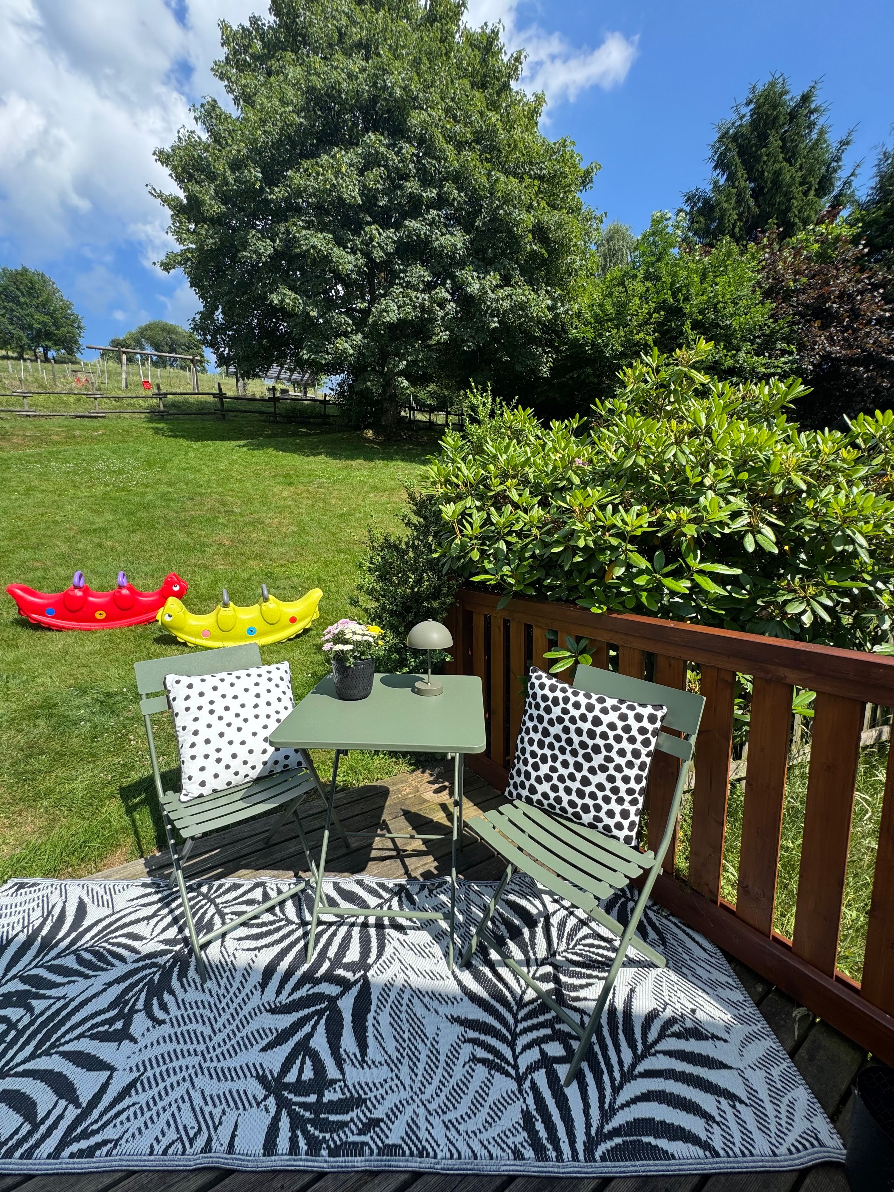 Sommer Impressionen Terrasse