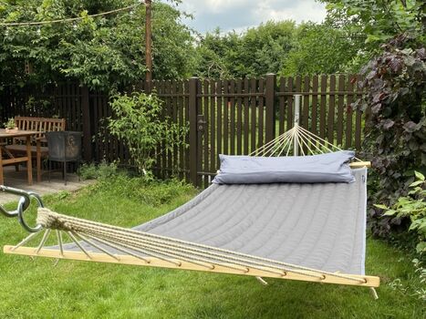 Hängematte im Hygge Garten