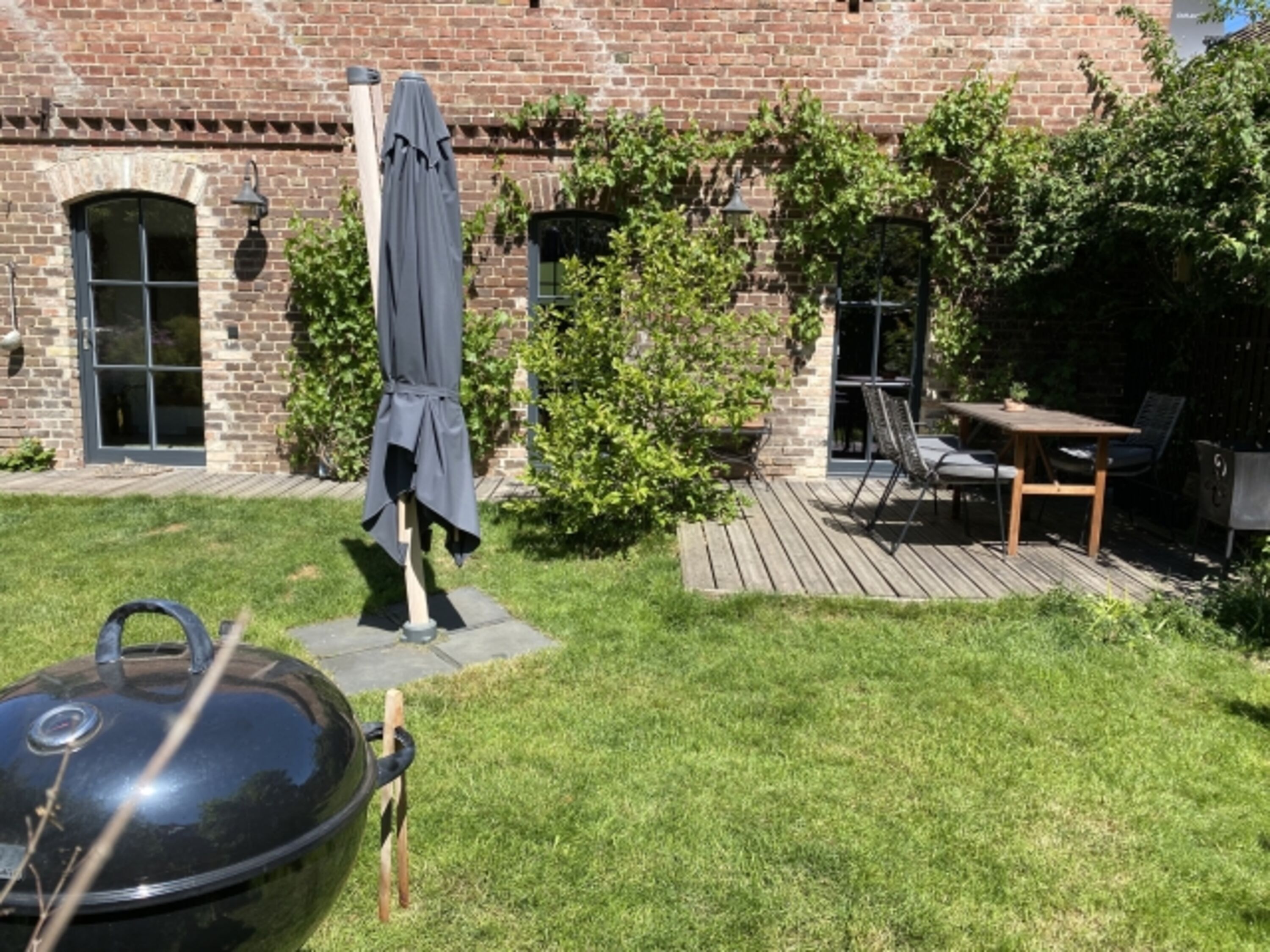 Blick auf die Terrasse