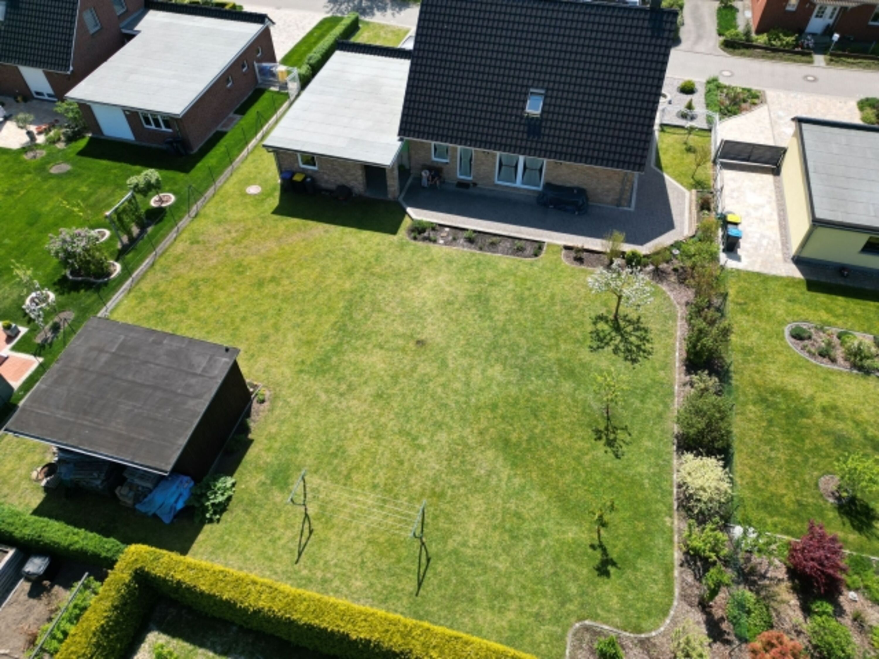 Garten Luftaufnahme