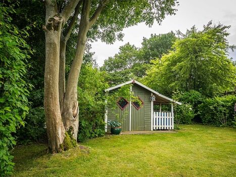 Blick auf den Garten 