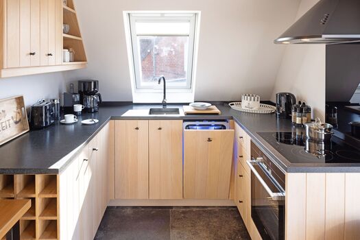 Wohnbereich und Küche