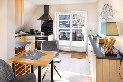 Wohnbereich und Küche