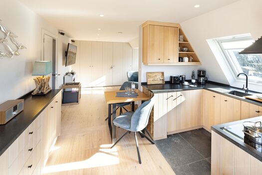 Wohnbereich und Küche