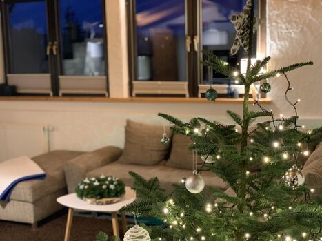 In der Adventszeit auf Wunsch festlich geschmückt
