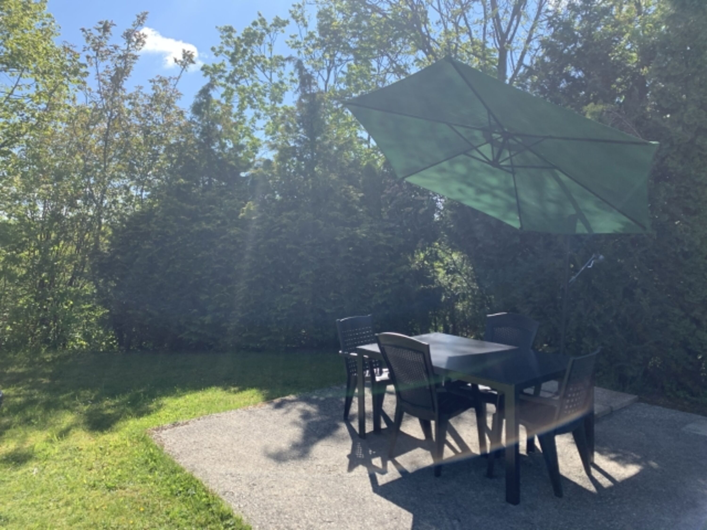 Terrasse im Garten