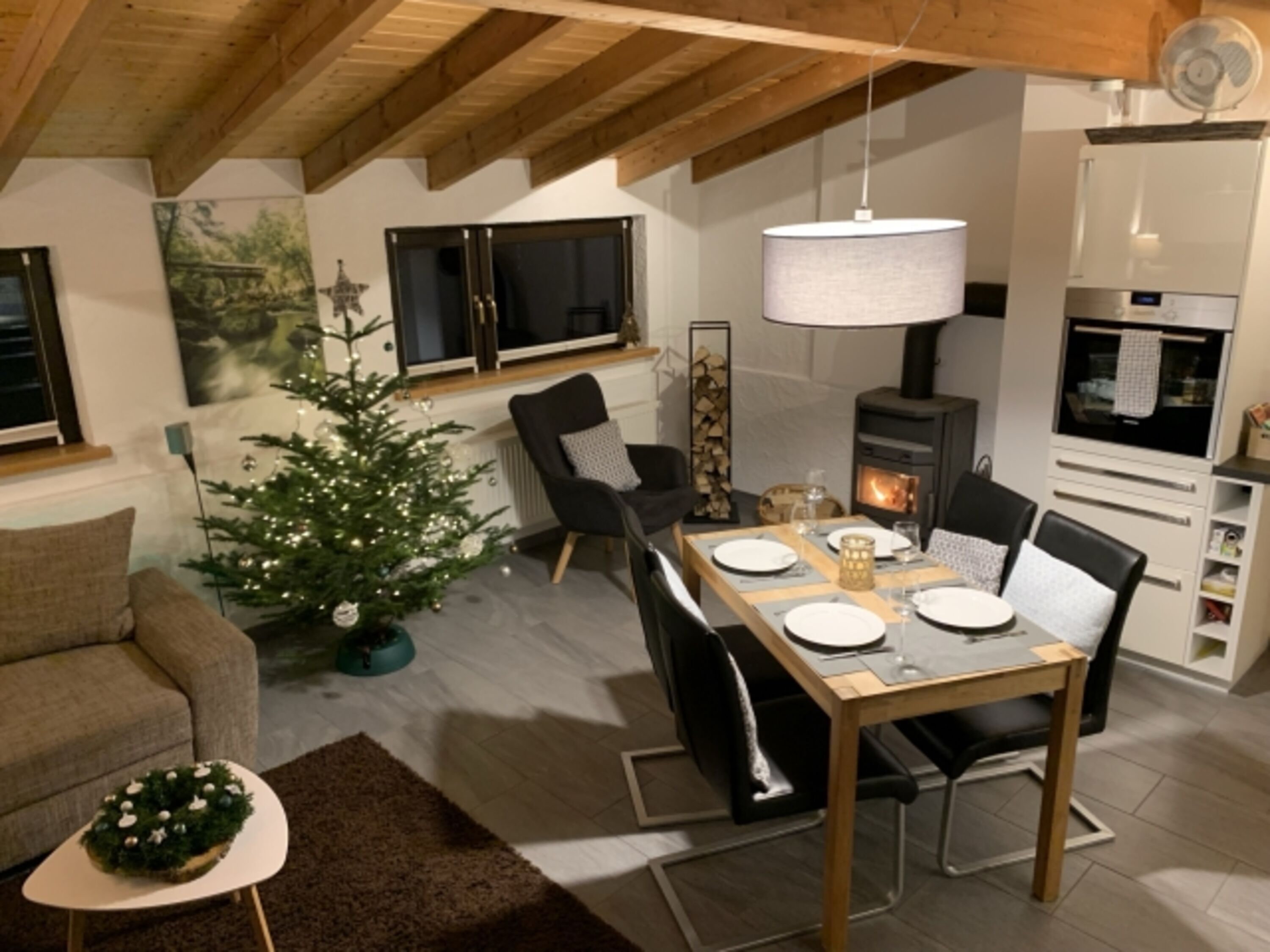 In der Adventszeit auf Wunsch festlich geschmückt