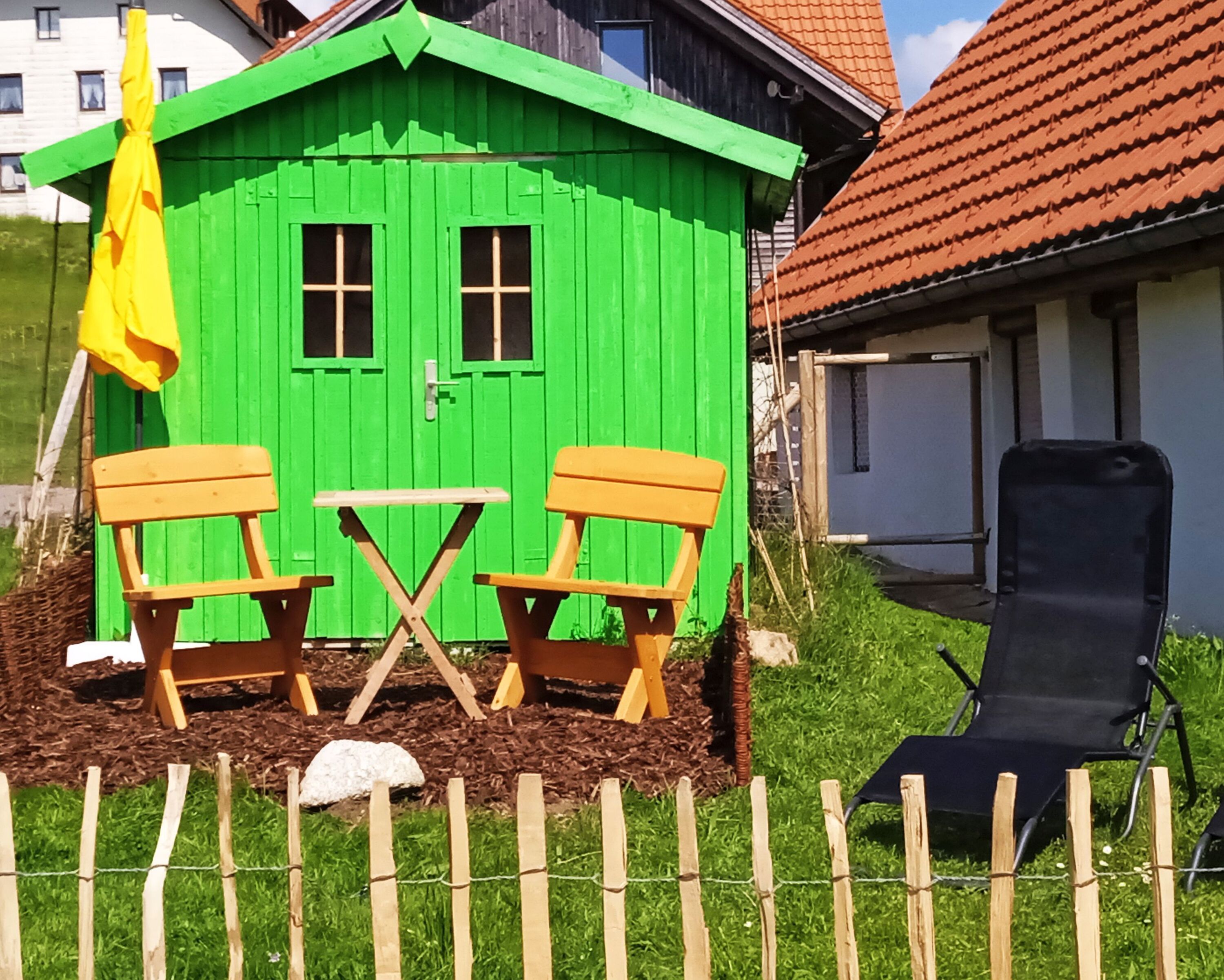 Gästegarten, eingezäunt