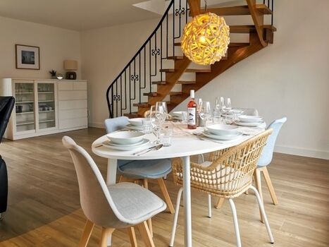 Essbereich im Wohnzimmer 