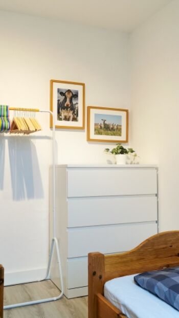 3tes Schlafzimmer mit zwei Einzelbetten