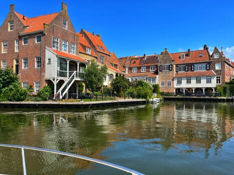 Enkhuizen mit dem Boot
