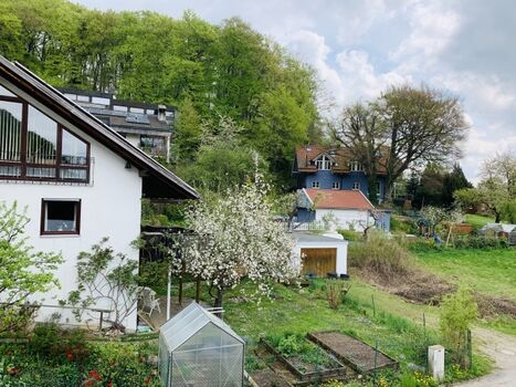 Blick aus dem Schlafzimmer 